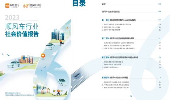 《2023顺风车行业社会价值报告》目录_顺风车软件开发_顺风车系统开发_顺风车app开发_顺风车小程序开发